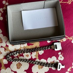 Alyx x Ssense Exclusive Colored Links Buckle Necklace Beige